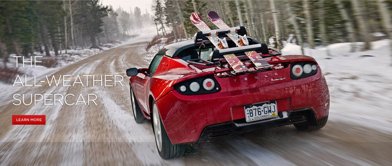 Roadster in Colorado mts. - teslamotors.com